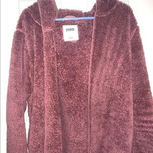 NWOT VS PINK Sherpa hoodie